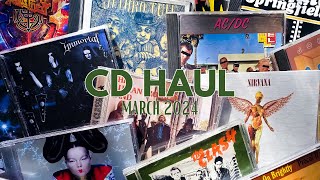 RockMetalPop CD Haul March 2024 [upl. by Alleahcim]