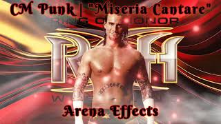 INDYAEW CM Punk ROH Theme Arena Effects  quotMiseria Cantarequot [upl. by Jud]