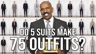 5 Suits You Need To Get To Make 75 Outfits [upl. by Nnayllek613]