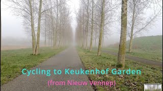 Cycling from Nieuw Vennep to Keukenhof Garden [upl. by Edmee]