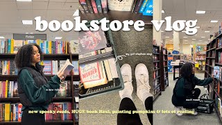 cozy fall bookstore vlog🕯️🧸🍂spend the day book shopping at barnes amp noble with me  HUGE book haul [upl. by Tezil]