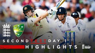 Smith Starts Strong with 85  Highlights  England v Australia Day 1  LV Insurance Test 2023 [upl. by Stephanus70]