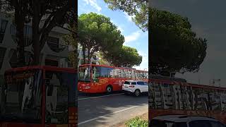 passage dun Mercedes intouro lio Occitanie ligne 606 2023 bus travel [upl. by Zined]