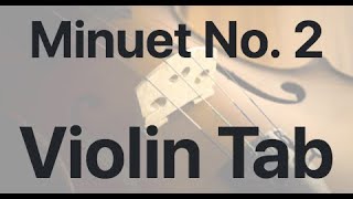 Learn Minuet No 2 on Violin  How to Play Tutorial [upl. by Wilde]