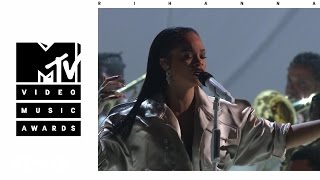 Rihanna  Stay  Love On The Brain  Diamonds Live From The 2016 MTV VMAs [upl. by Emiaj792]