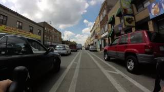 Riding The North Branch Trail w Dad  Albany Park Chicago IL [upl. by Kirima]