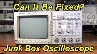 Junk Box Oscilloscope Can It Be Fixed [upl. by Marie-Ann]