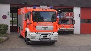 Löschgruppe  RTW Berufsfeuerwehr Solingen Feuer und Rettungswache 1 [upl. by Alphard]