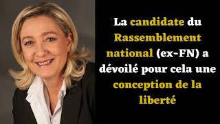 Election Présidentielle française 2022  Discours de Marine Le Pen [upl. by Neliac]