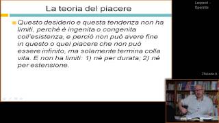 Letteratura Italiana 800  Giacomo Leopardi e la Teoria del piacere [upl. by Trebbor]