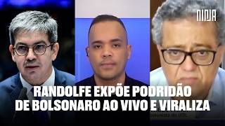 🔥Randolfe expõe a podridão de Bolsonaro ao vivo🔥Comparação com lula na UOL não deixa dúvidas🔥 [upl. by Heidt]