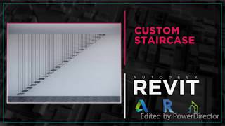 Revit Random Lesson  02  Revit Custom Staircase 2 [upl. by Drahcir332]