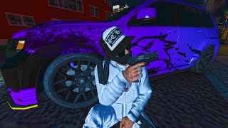 Spinning BLOCKS in 1000HP Trackhawk as KAY FLOCK in GTA 5 RP [upl. by Arihday]