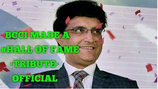 Sourav Ganguly •Hall Of Fame•TributeOfficial [upl. by Peg731]