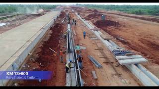 DSM October 2019 Progress Video Standard Gauge Railway Line From Dar Es Salaam to Morogoro [upl. by Ellevehs]