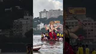 Ganpati visarjan 😔 l visarjan 😢song newsong love ganpatibappamorya shortsfeed music shorts [upl. by Lynsey]