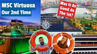 MSC Virtuosa Review 2nd Time Around amp Our HintsTips So That YOU Can Make The MOST Of Your Cruise [upl. by Aspa280]