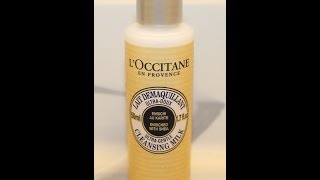 LOccitane Ultra Gentle Cleansing Milk Review [upl. by Brinn367]