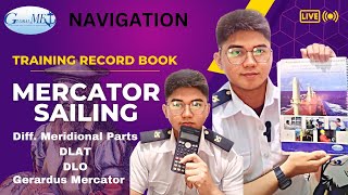 Training Record Book PT 1  Mercator Sailing computation  DLAT DLO DMP LAT 2 LONG 2 [upl. by Breeze]