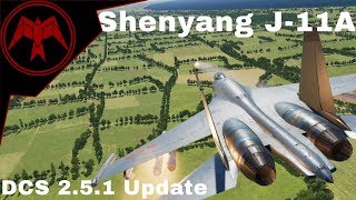 DCS Shenyang J11a New Flyable Aircraft [upl. by Pontius]