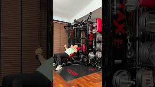 ULTIMATE HOME GYM  Chest training on TYTAX motivation homegym chestworkoutformass [upl. by Eiramllij]