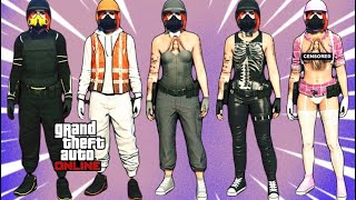 GTA 5 ONLINE  25 COMO OBTER VÃRIOS TRAJES FEMININOS TRYHARD MODDED PELO MODO CRIADOR [upl. by Neila]