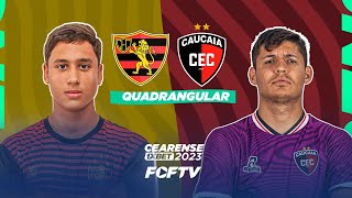 CEARENSE 1XBET 2023  QUADRANGULAR  GUARANIJ X CAUCAIA  0603023 [upl. by Nrev236]