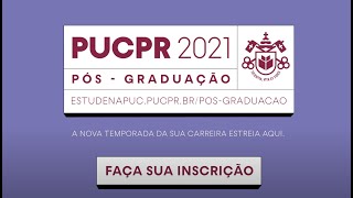 PUCPR  Pós Graduação 2021 [upl. by Harmony474]