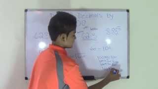 Divide Decimals By Hundred  5th Grade Math [upl. by Ydisahc315]