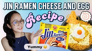 Jin Ramen Mild Recipe Philippines  How to Cook Jin Ramen With Cheese 2022  Homemade Instant Ramen [upl. by Odnomyar]