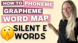 PhonemeGrapheme Mapping Silent E  like came have [upl. by Eudocia]