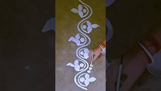 Diwali special Diya alpona 🪔🌼 art alpona rangoli shotrs painting ytshorts art artwork [upl. by Edgard]