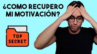 ¿Como recuperar la MOTIVACIÓN  Trucos para reavivar tu llama interior [upl. by Eetnod]