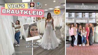 Vicis BRAUTKLEIDANPROBE 👰🏻😍💍 ÜBERRASCHUNG für Vici 💕 HansampWika [upl. by Yrrag]