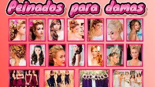 PEINADOS PARA DAMAS DE HONOR 2016 PEINADOS FÁCILES CON TRENZAS PEINADOS PARA BODAS 2016 [upl. by Ahsat273]