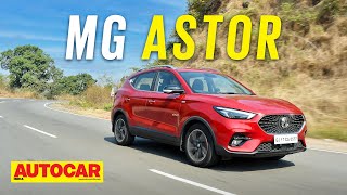 MG Astor real world review  Performance comfort ADAS and more  Autocar India [upl. by Allis267]