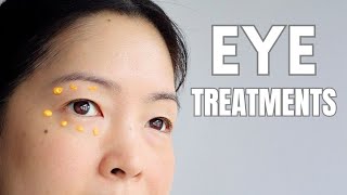 Fav WellAging Eye Treatments with Actives [upl. by Hsatan]