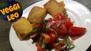 Polenta Schnitten  veganes Rezept  Thermomix [upl. by Novaat]