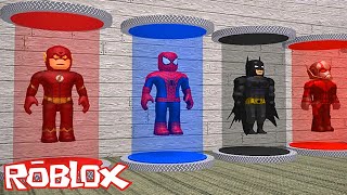 Roblox FÁBRICA DE HEROIS VINGADORES   Super Hero Tycoon [upl. by Airekal818]