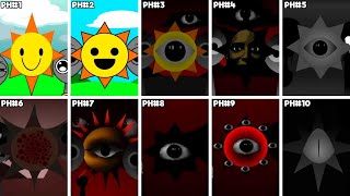 Mix Of All Monster Voices From Incredibox Sprunki  All Phases 110 [upl. by Edsel226]