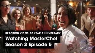 Reaction video Watching episode 5 of Masterchef Season 3 [upl. by Ateinotna943]