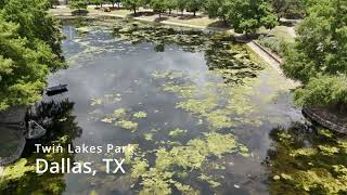 Restoring Twin Lakes Park Dredging and Algae Removal by Merrell Bros [upl. by Zebaj809]