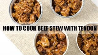 How to Cook Beef Stew with Tendon [upl. by Karalynn]