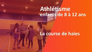 Athlétisme la course de haie enfants de 8 à 12 ans [upl. by Amena]