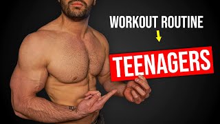 TEENAGER Workout Routine To Build Muscle FAST RESULTS [upl. by Adoree]