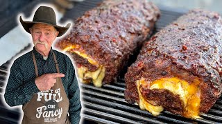 Best Smoked Meatloaf Ever Has So Much Flavor And Cheesy Goodness [upl. by Zadack]