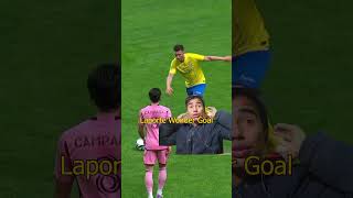 Laporte Goal 🤯 vs Inter miami shorts Ronaldo messi laporte alnassr intermiami [upl. by Enninaej]