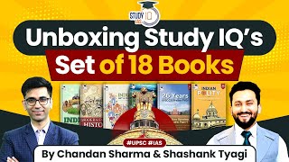 Best Books for UPSC IAS Preparation  Study IQ’s Set of 18 Books [upl. by Gladi]