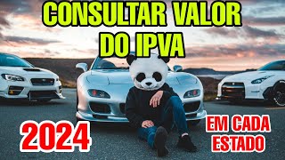 COMO CONSULTAR IPVA 2024 [upl. by Nilesoy]