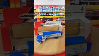 Matchbox Convoy Mercedes Benz Actros  Michelin shorts matchbox diecast convoy [upl. by Ardnoek858]